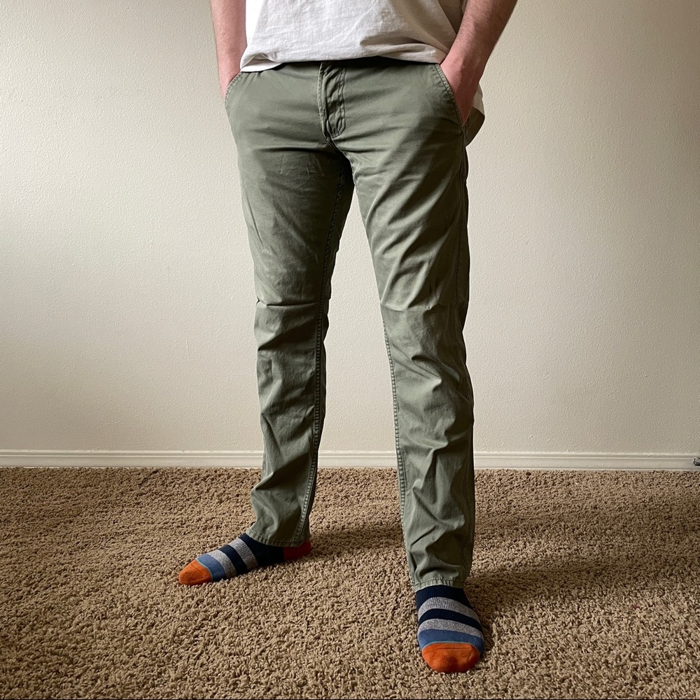 Levi’s Army Green Cotton Pants